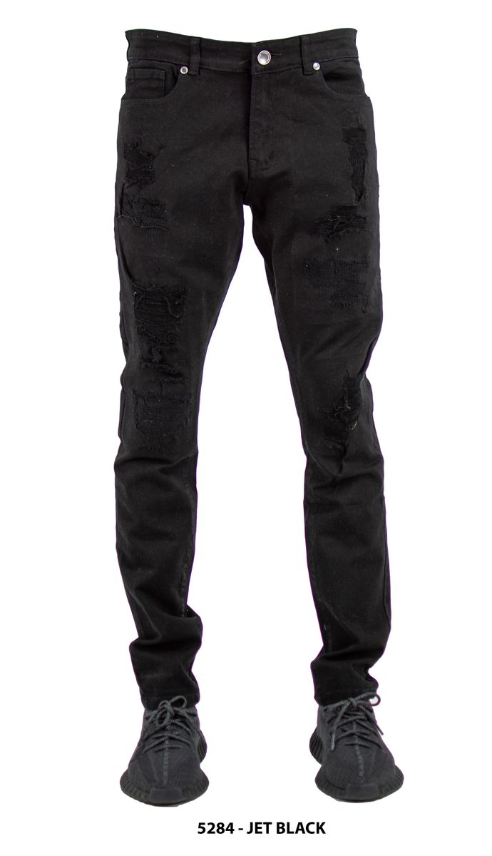 BOYS RIP & REPAIR SLIM FIT DENIM