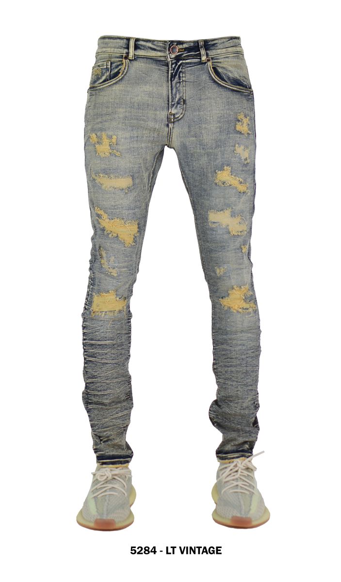KIDS RIP & REPAIR SLIM FIT DENIM