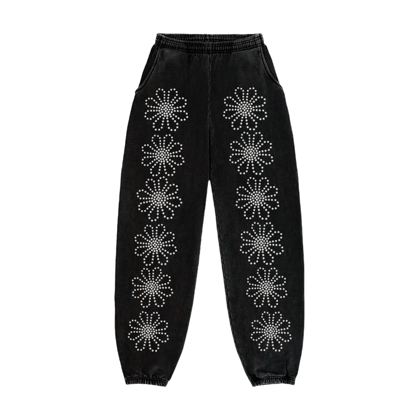 PEARLZ RHINESTONE SWEAT PANTS