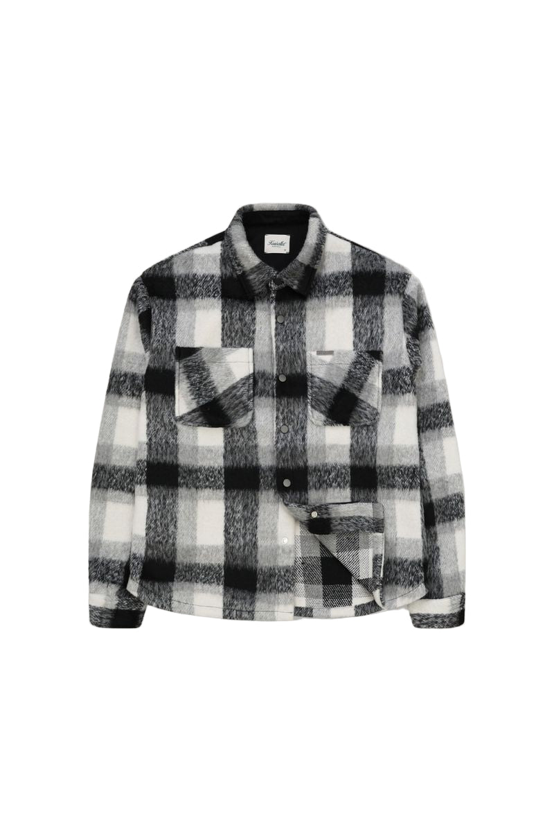 Snap Plaid Overshirt