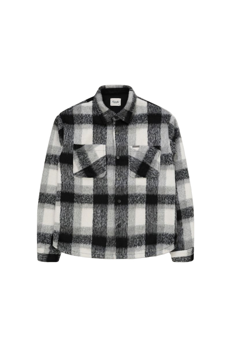Snap Plaid Overshirt