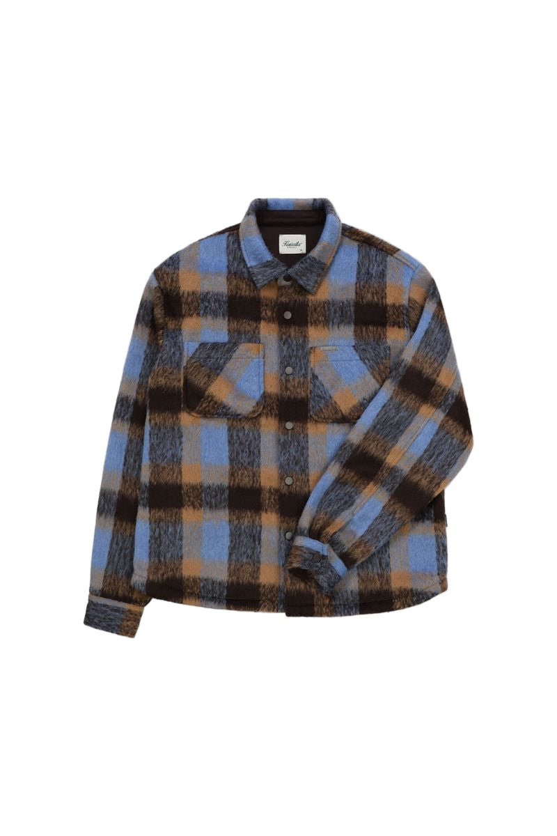 Snap Plaid Overshirt