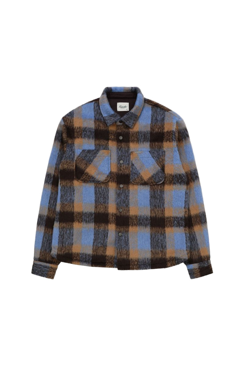 Snap Plaid Overshirt