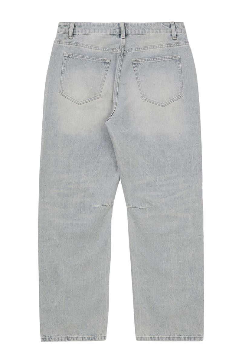 Baggy Darted Denim
