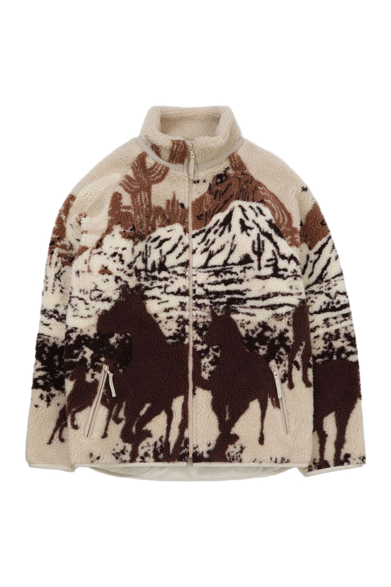 Printed Sherpa Fleece
