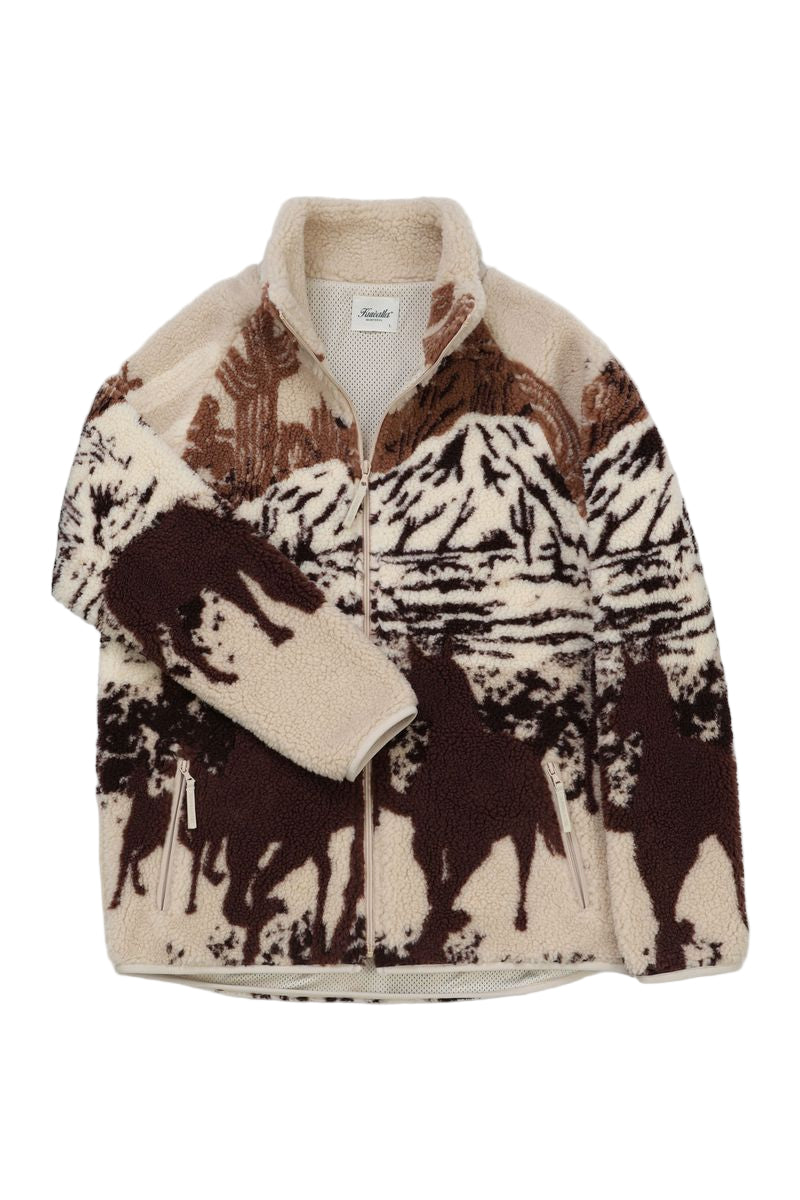 Printed Sherpa Fleece