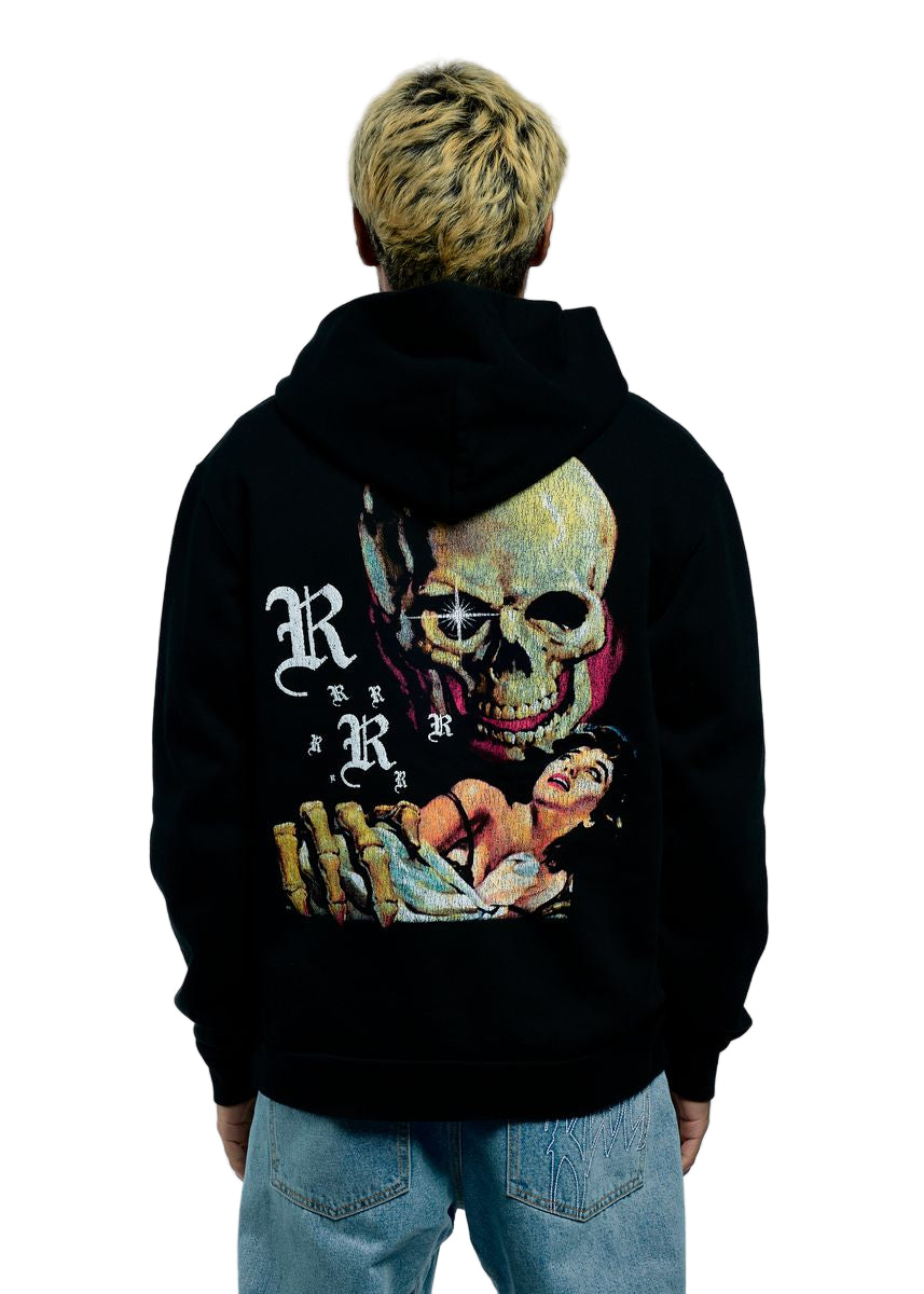PARALYSIS HOODIE BLACK
