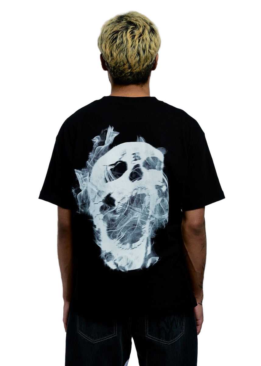 SMOKE LIGHTNING TEE BLACK