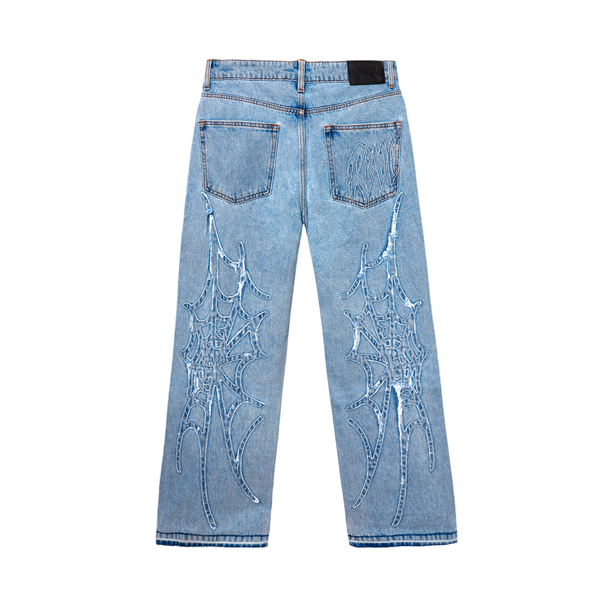 SPIDER WEB DENIM PANT INDIGO