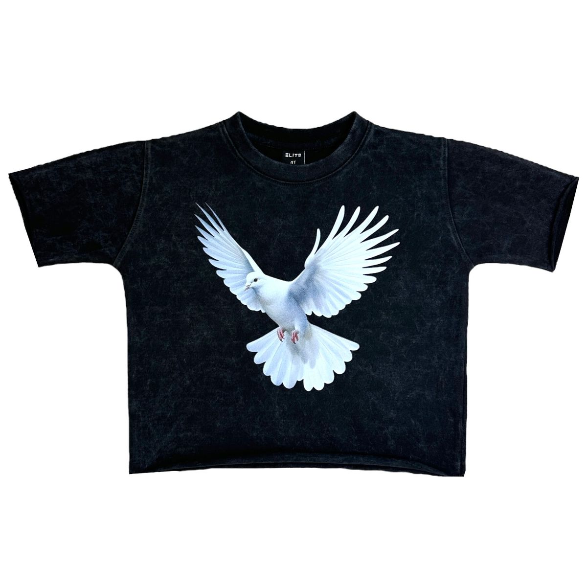 FLY Cropped Oversized Kids Tee