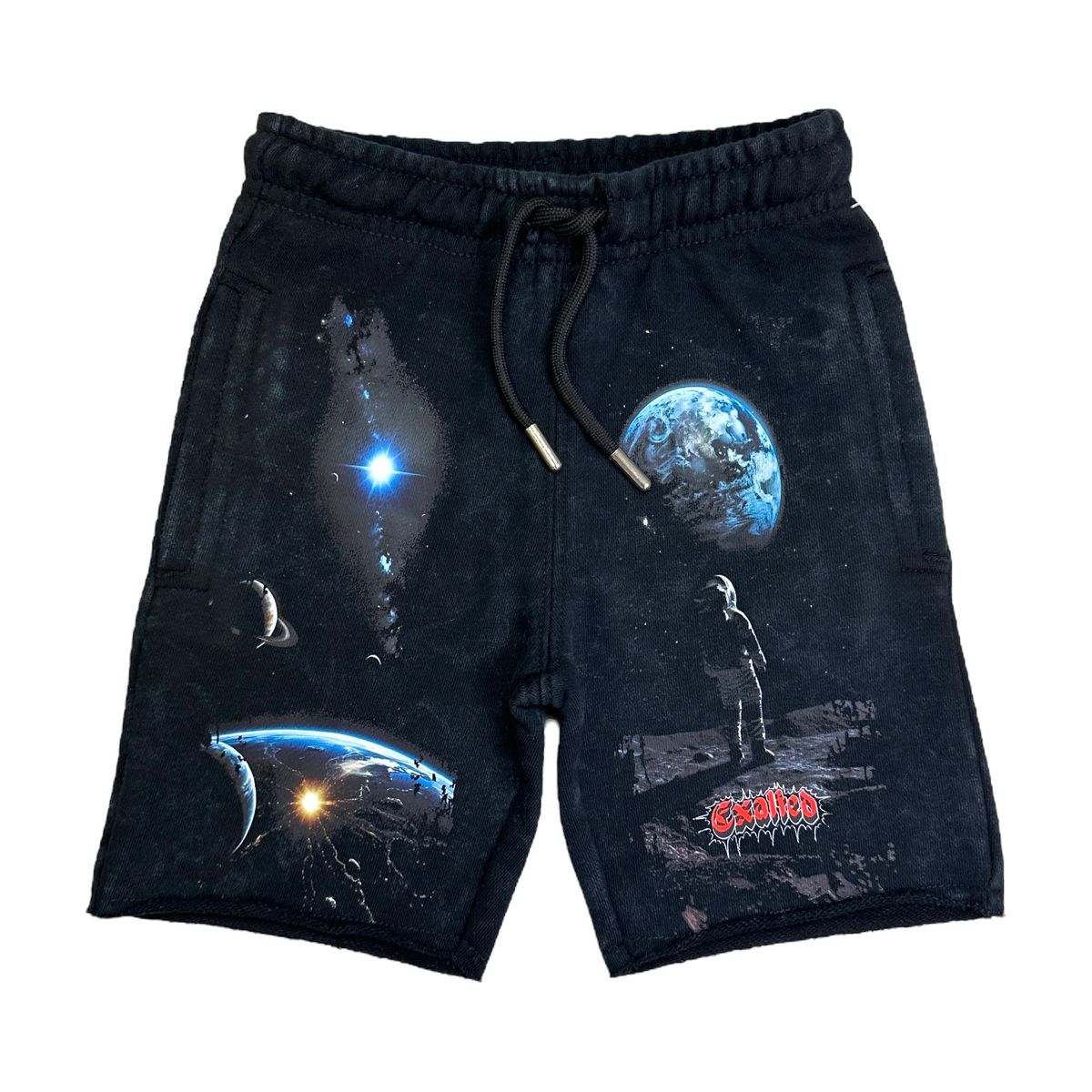 EXALTED Cropped Kids Fleece Shorts