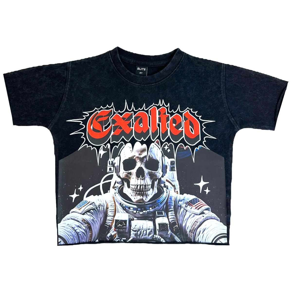 EXALTED Cropped Oversized Kids Tee