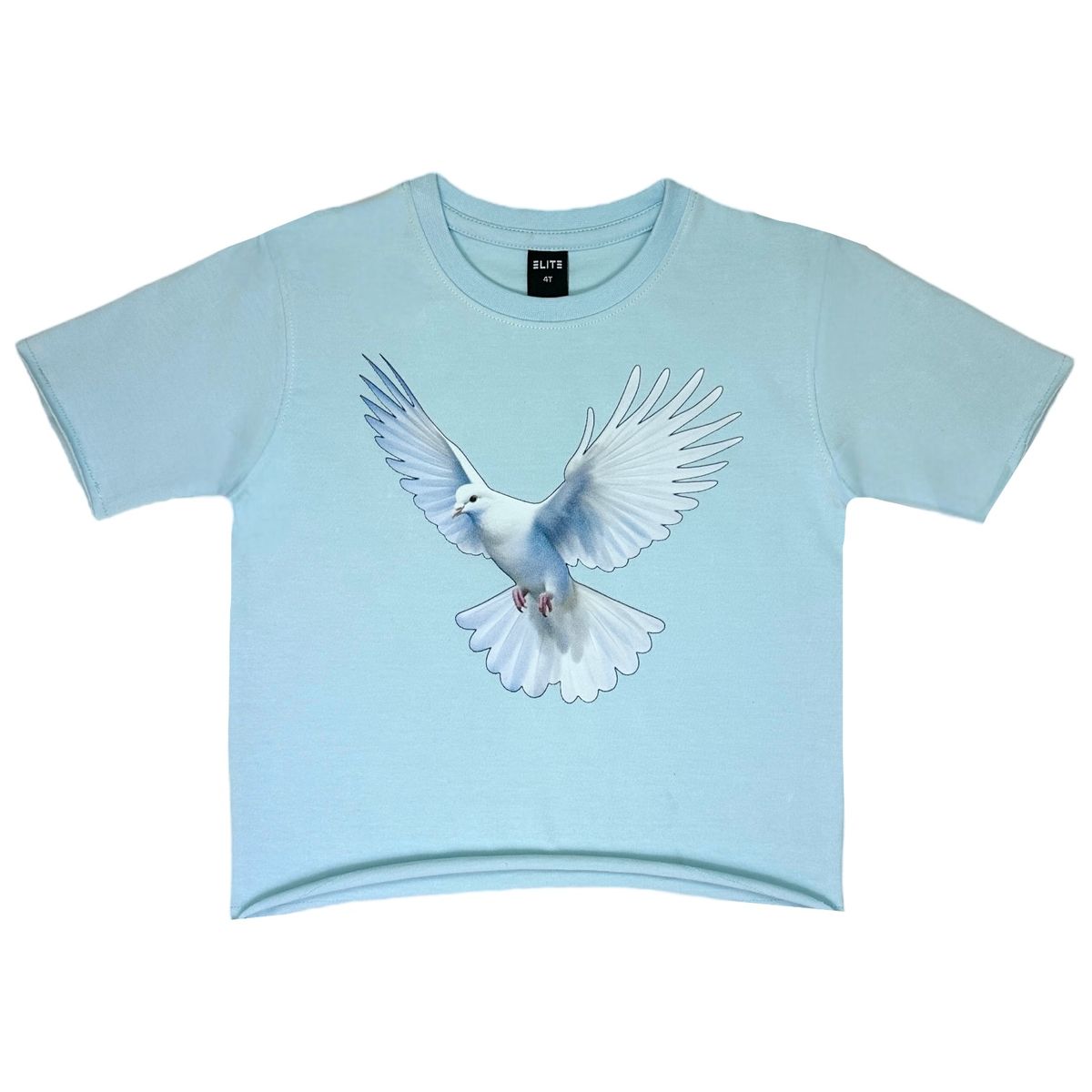 FLY Cropped Oversized Kids Tee