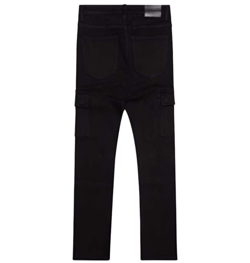 Valabasas "READY" JET BLACK SKINNY JEAN