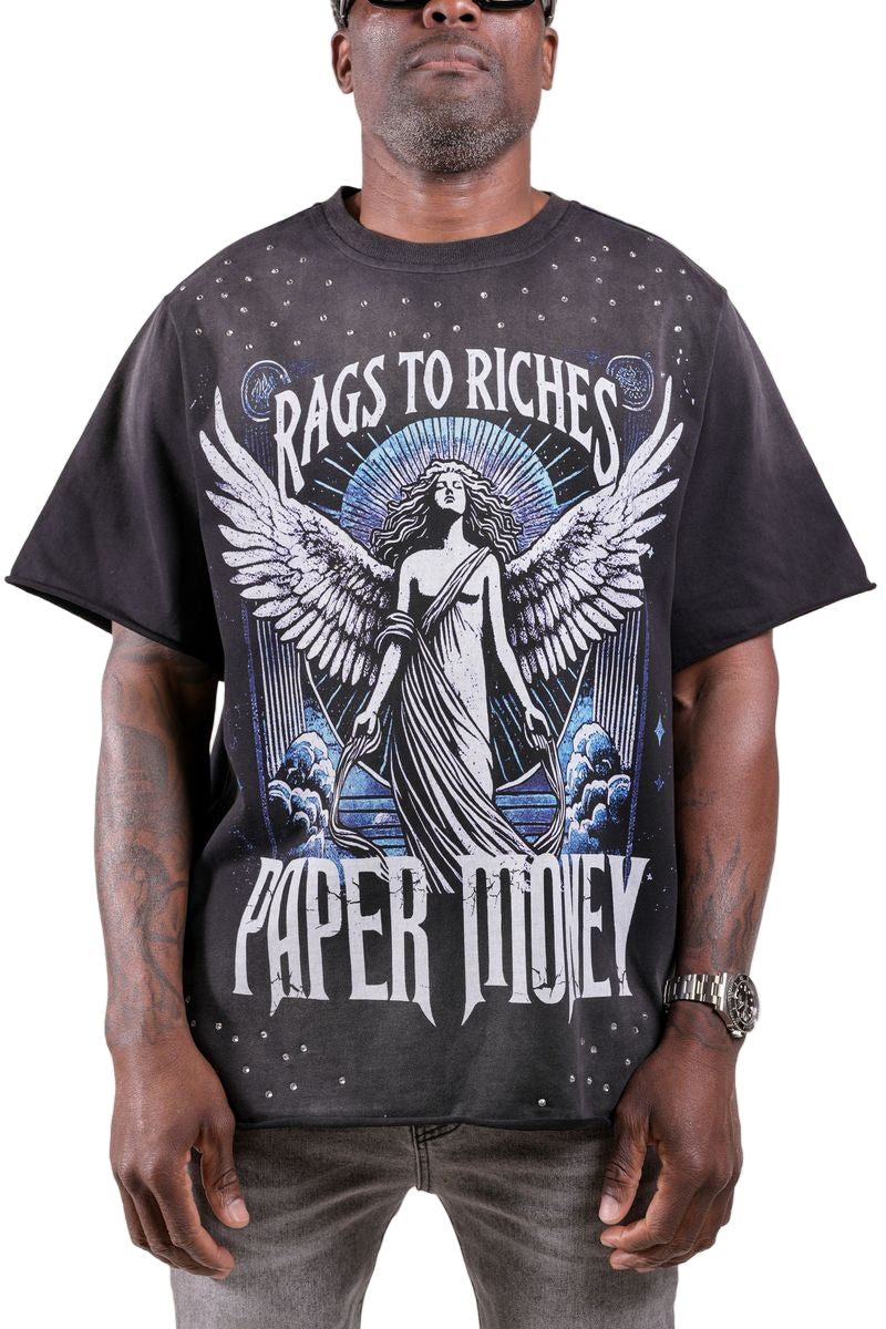 Fallen Angels tee with Rhinestones