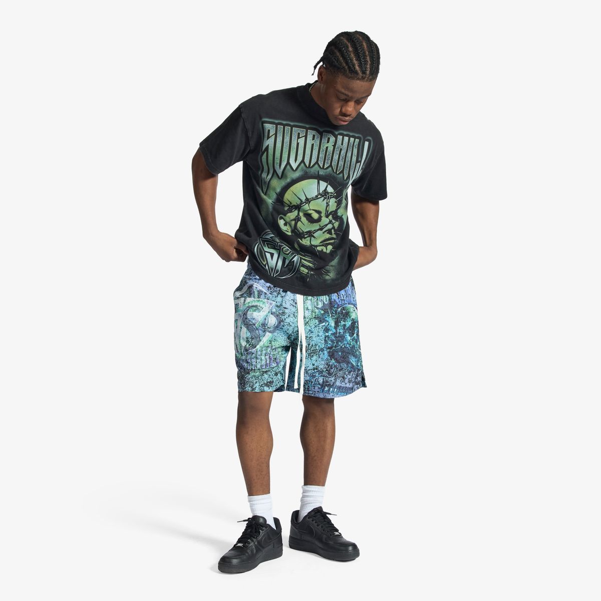 "PROMETHEUS" T-SHIRT (BLACK/LIME)-thumbmail-3