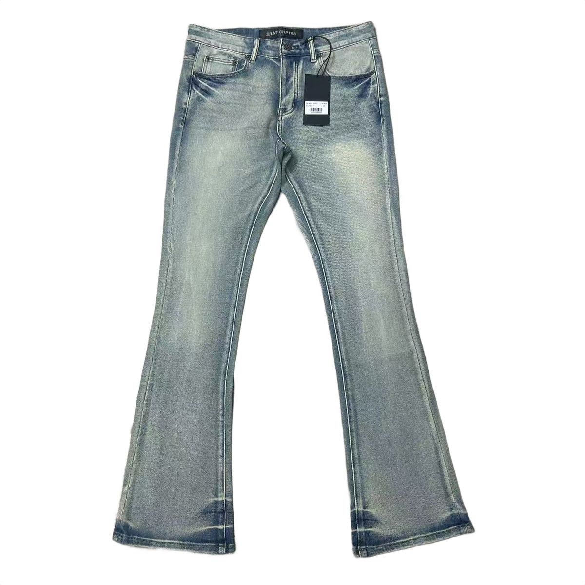 "ZERO GRAVITY" STACKED LIGHT WASH