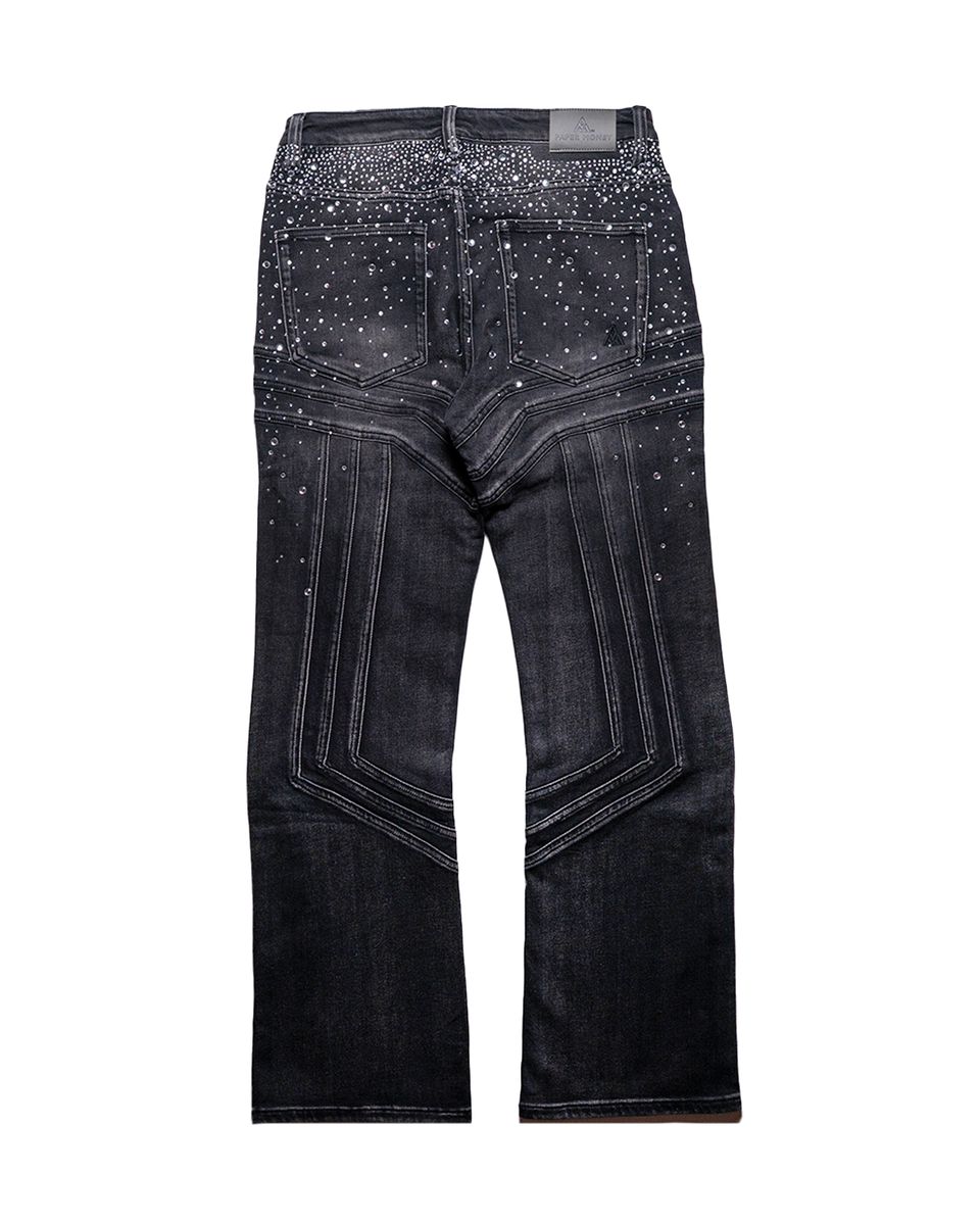 Back View of the Paper Money RAVER in Black