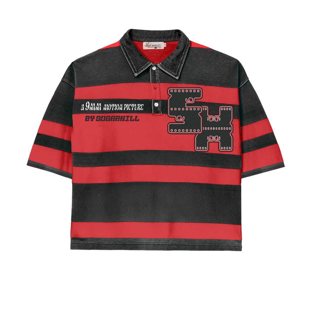 "SUPER 9" POLO (RED/BLACK)