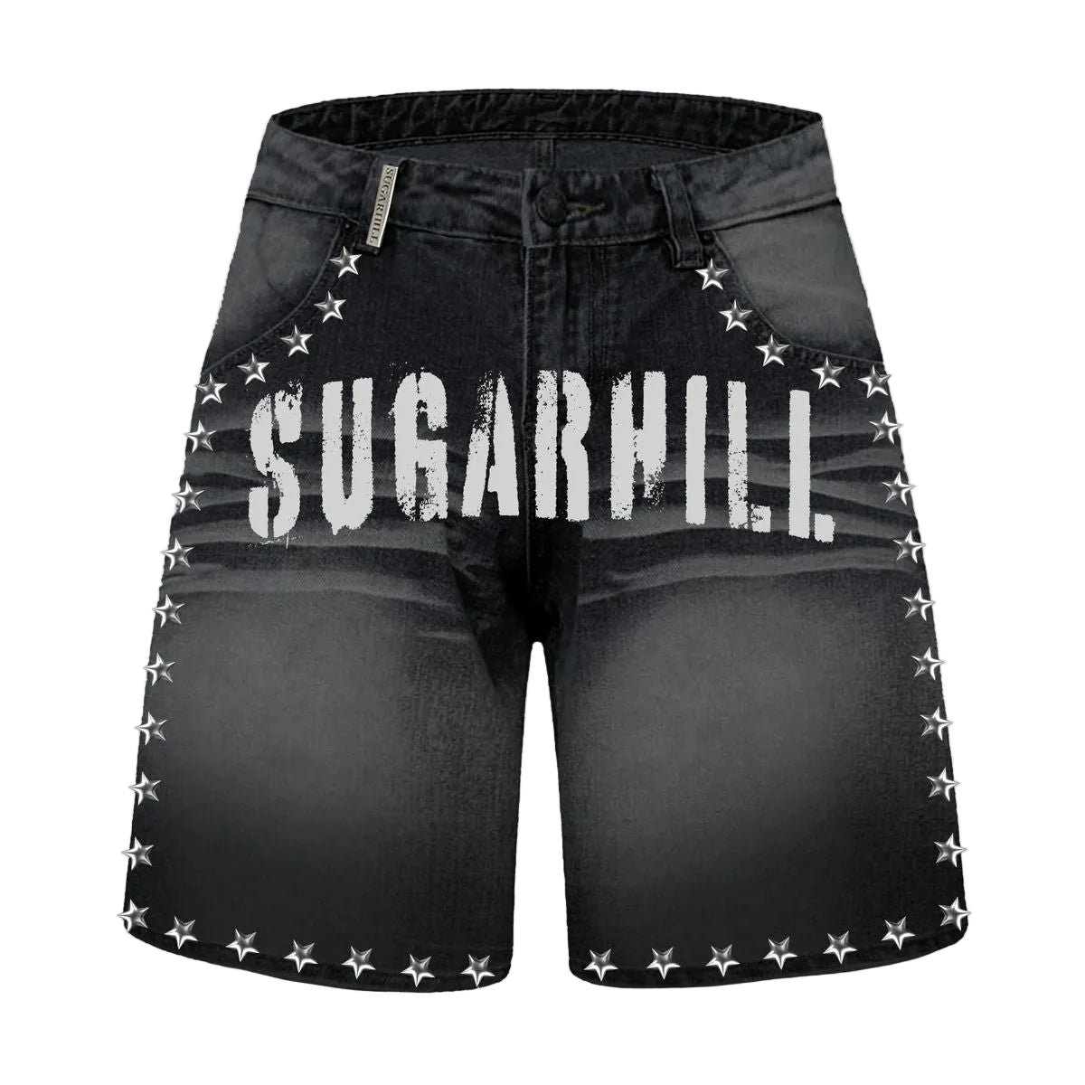 "DALLAS" JORTS (BLACK WASH)