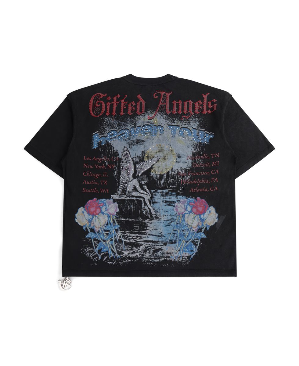 Angel Black Tee