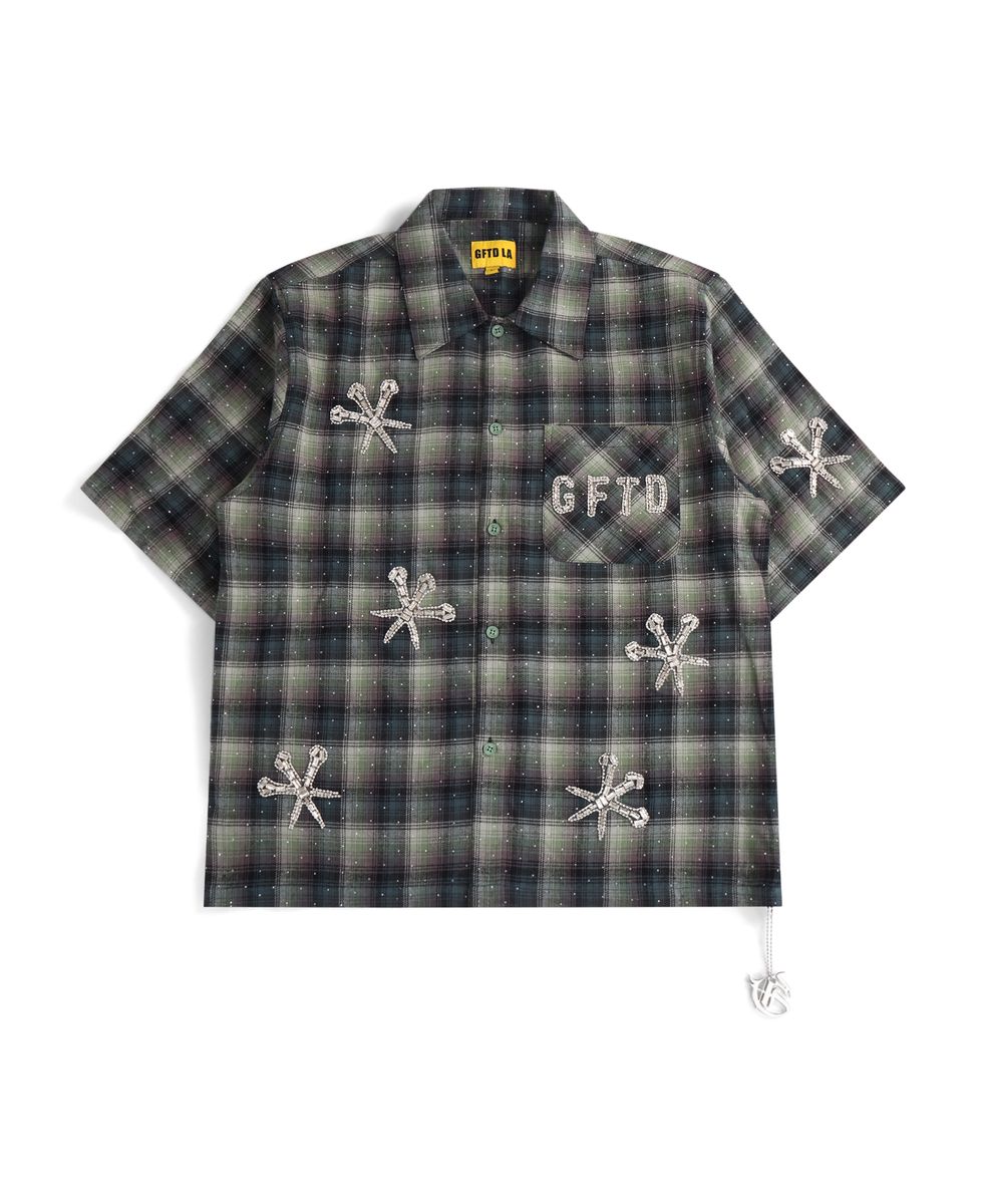 Dagger Patch Olive Shirt