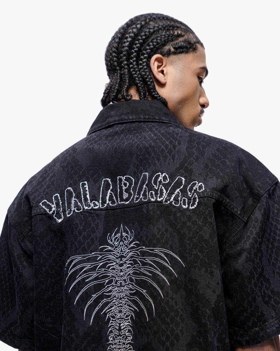 "OBSIDIAN TWINS" DENIM ZIP UP-thumbmail-3