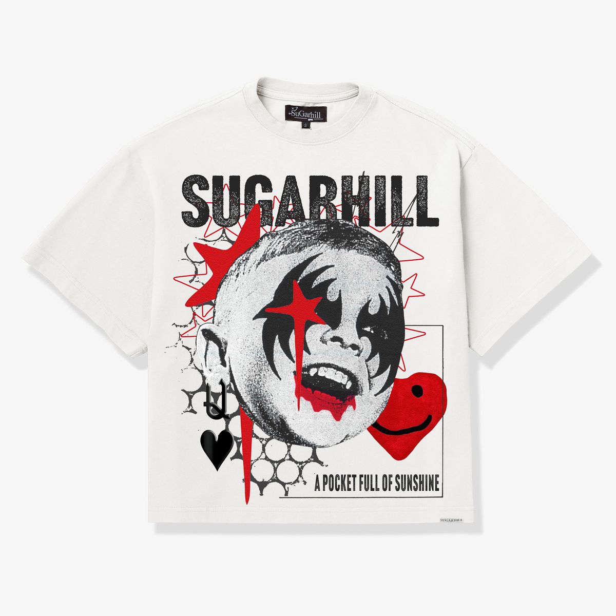 "SUNSHINE" T-SHIRT (WHITE)-thumbmail-5