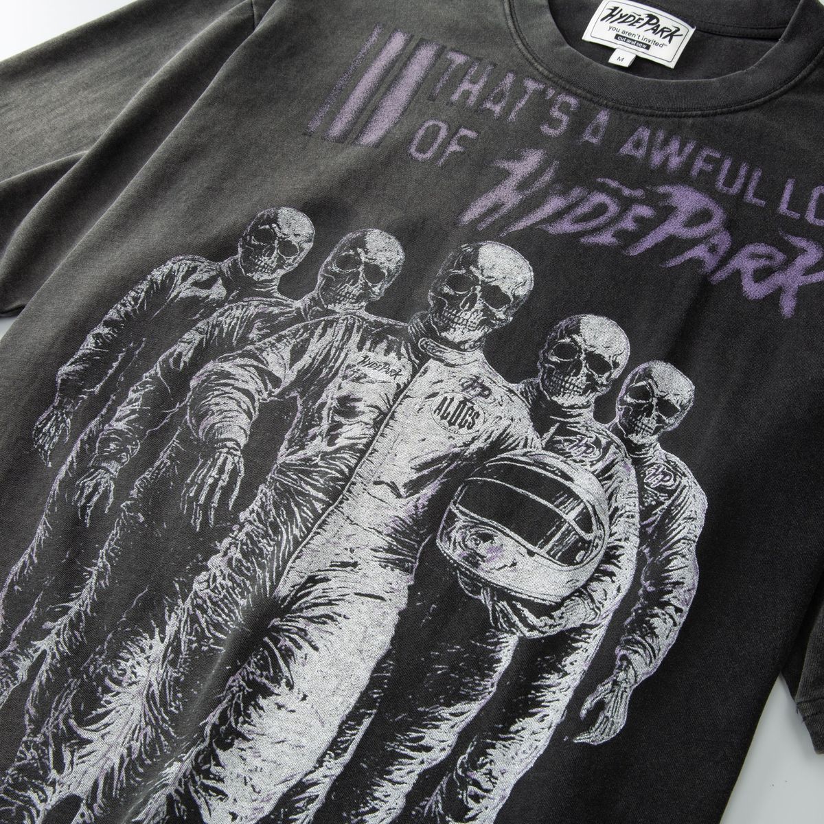 Cough Syrup Moto Racer Team T-shirt  - Blk-thumbmail-3