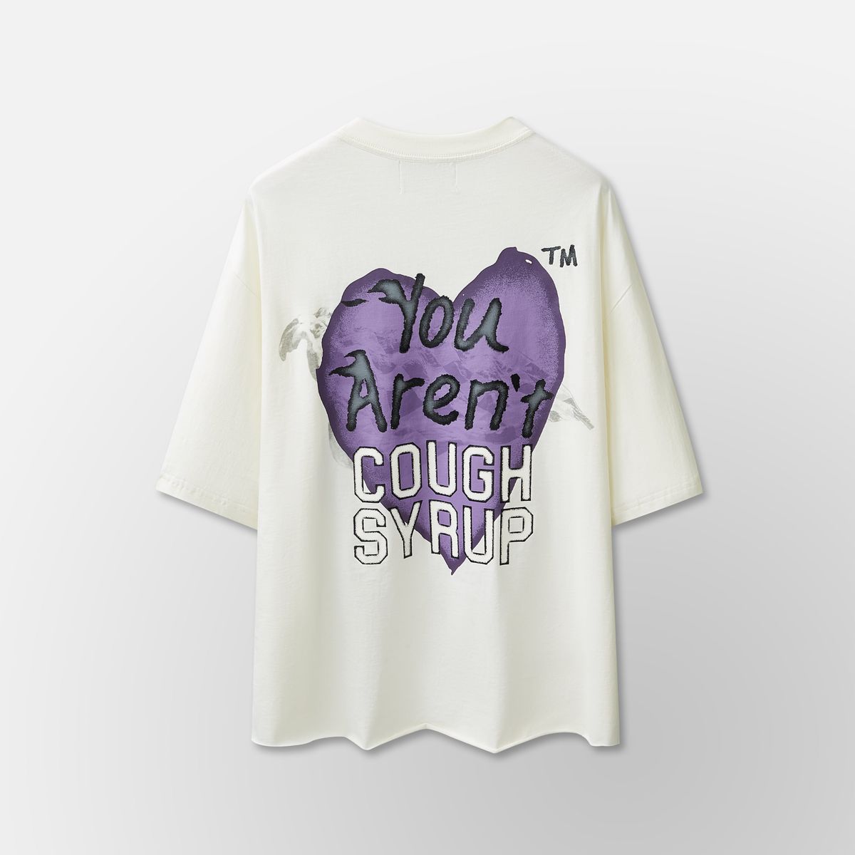 Cough Syrup Moto Racer Team T-shirt - White-thumbmail-10