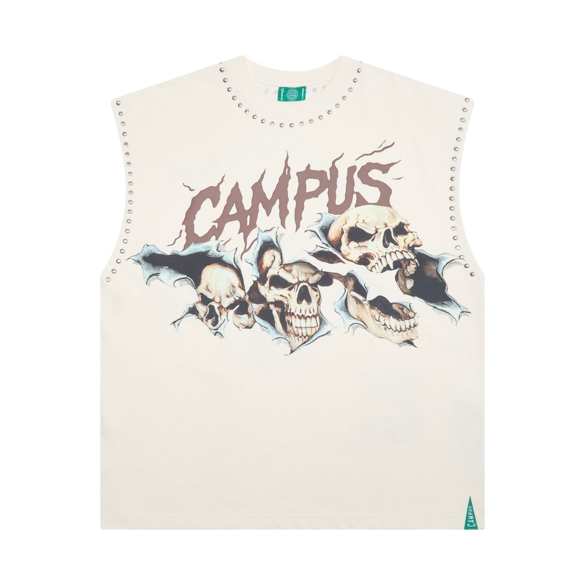 Arcane Cutoff Tee (White)-thumbmail-1