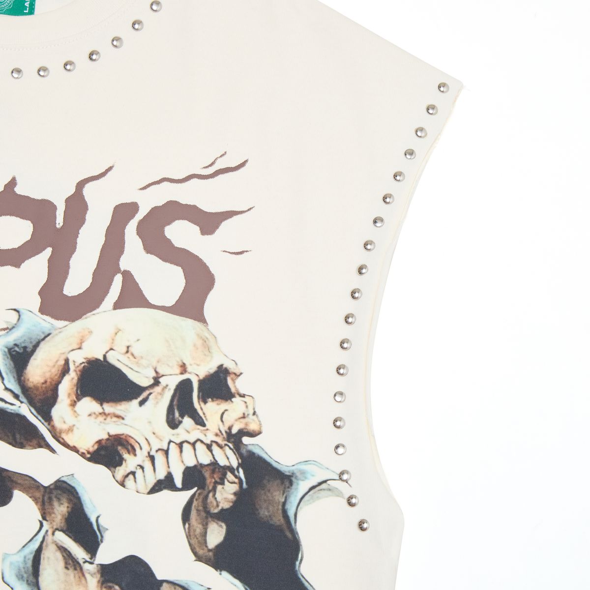 Arcane Cutoff Tee (White)-thumbmail-3