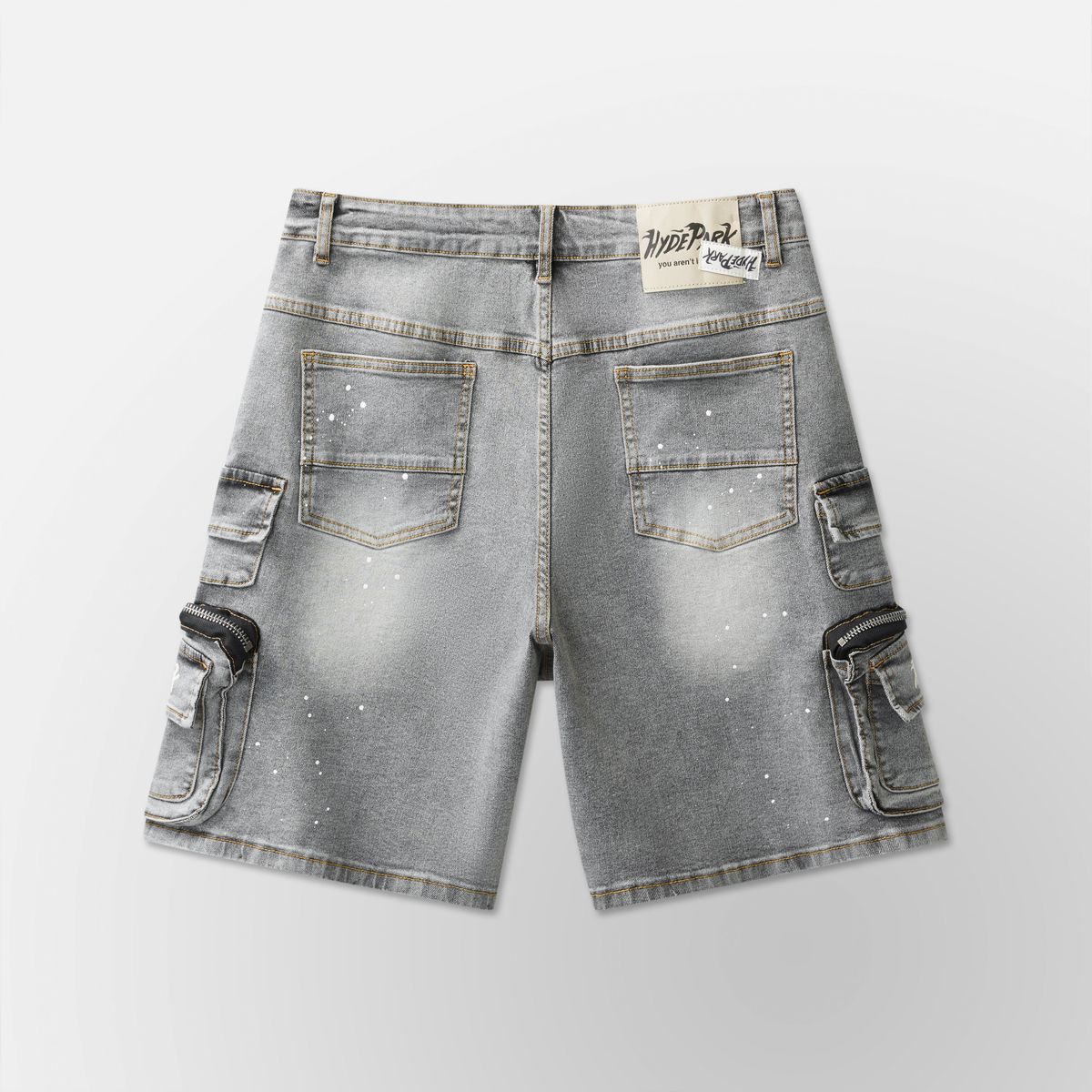 Velocity Cargo Denim Short - Grey-thumbmail-11