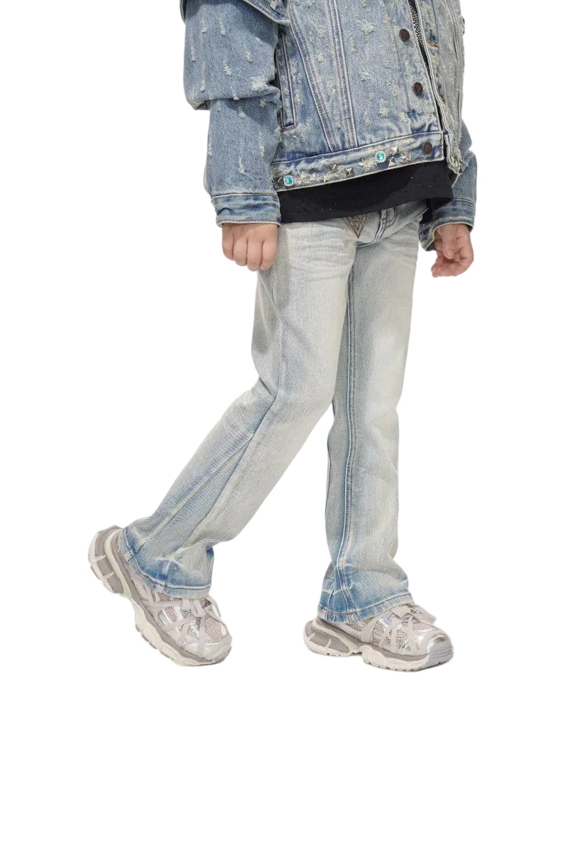Jr.Stacked Kids Jeans Light Wash-thumbmail-1