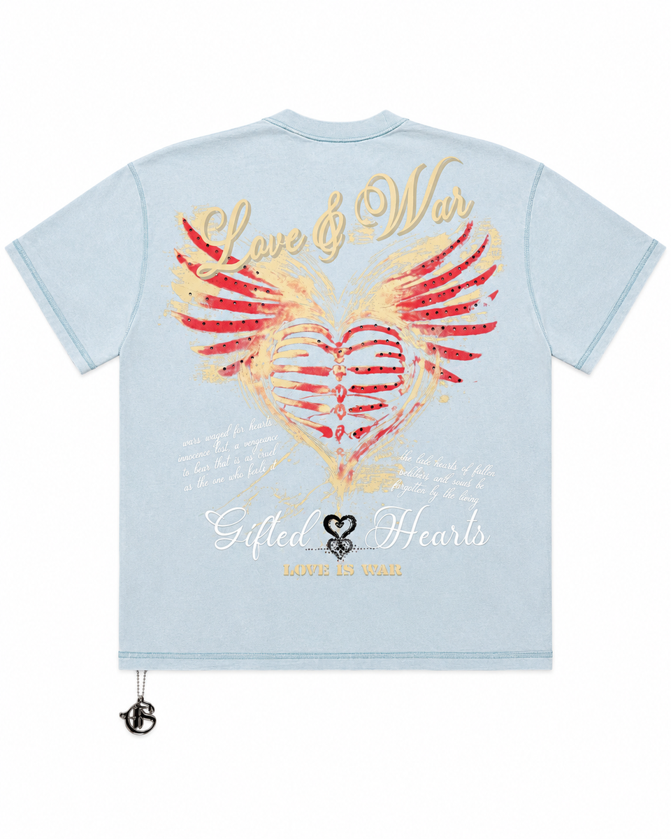 Heart Tee Blue