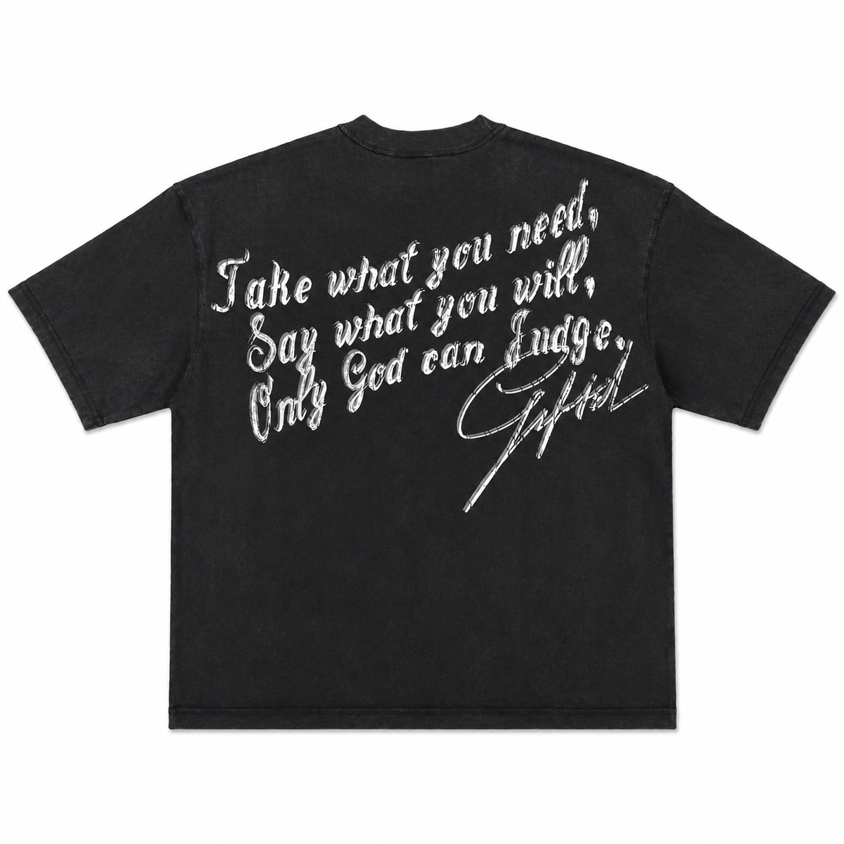 You Need Black Tee