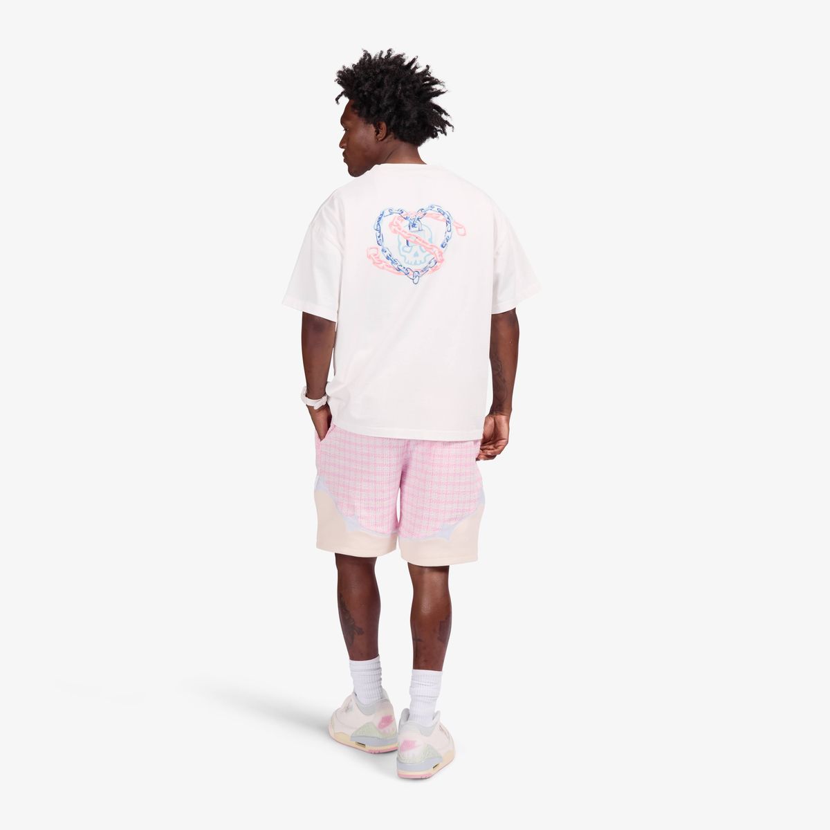 "ALONE" T-SHIRT (WHITE)-thumbmail-4