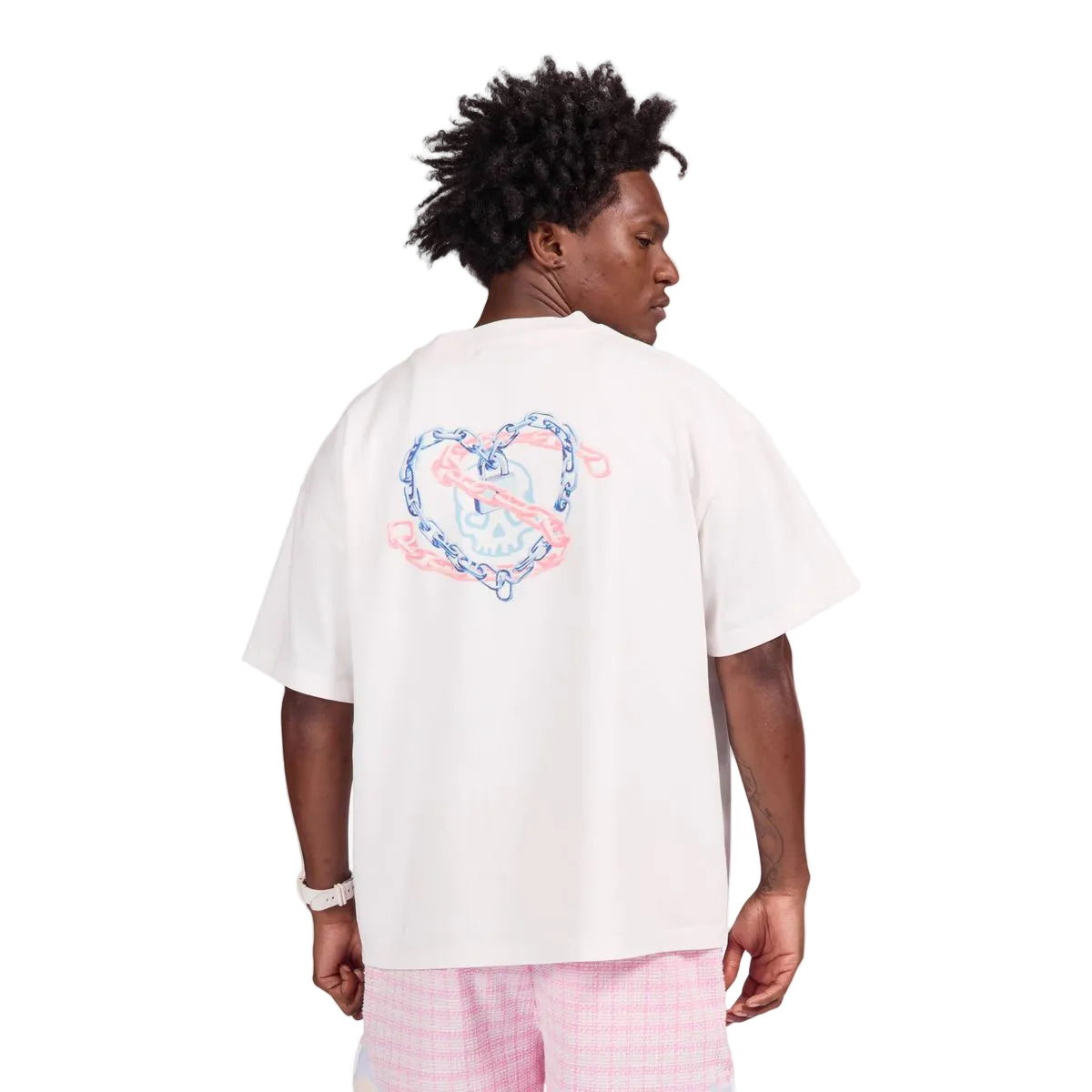 "ALONE" T-SHIRT (WHITE)-thumbmail-2