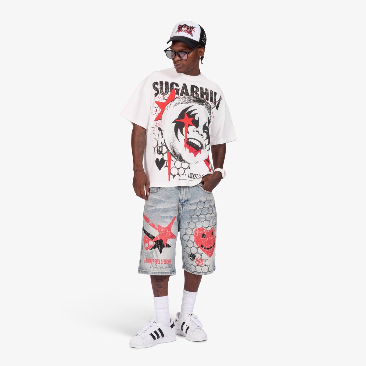 "SUNSHINE" T-SHIRT (WHITE)-thumbmail-3