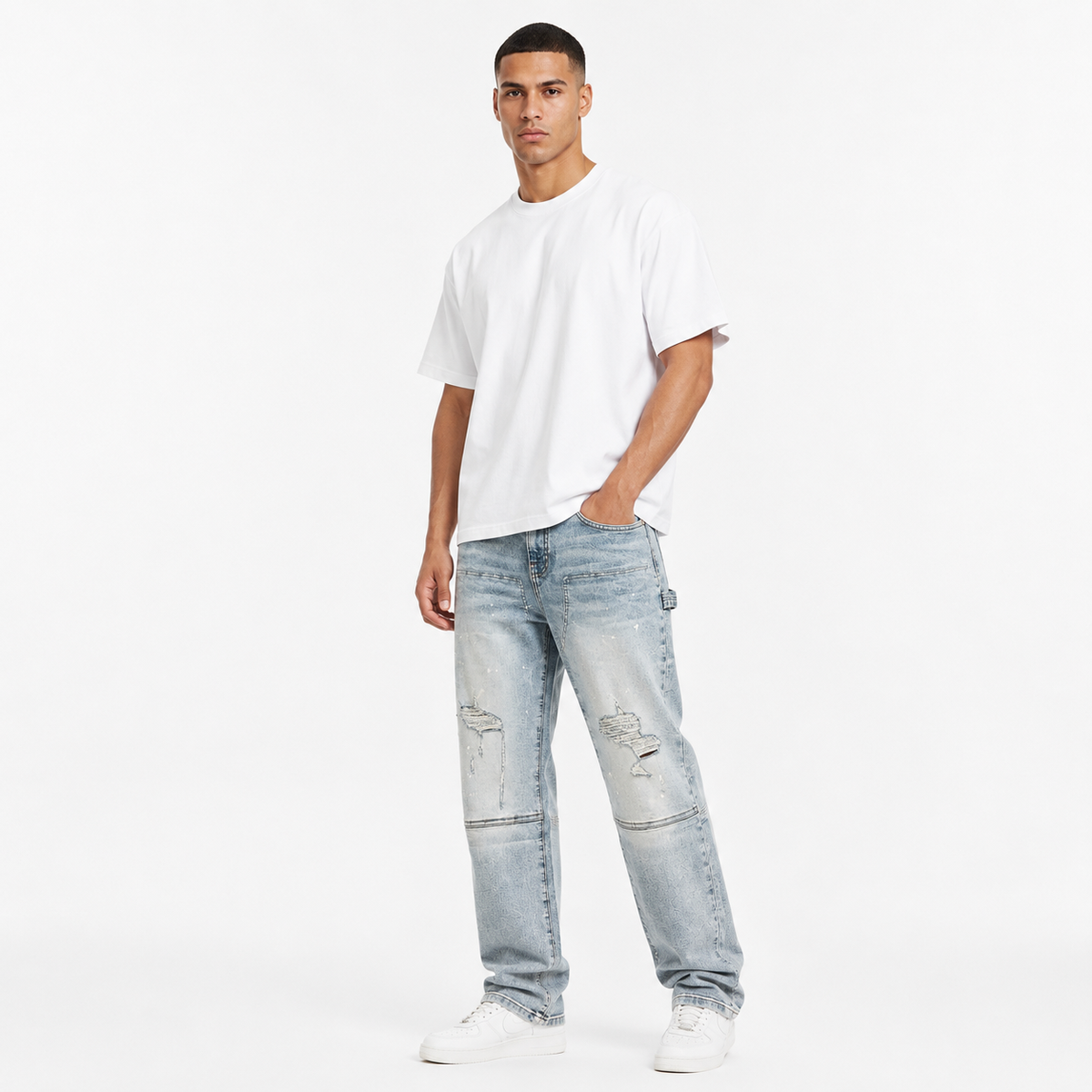 Waimea Relaxed Fit Denim - Blue Wash-thumbmail-2