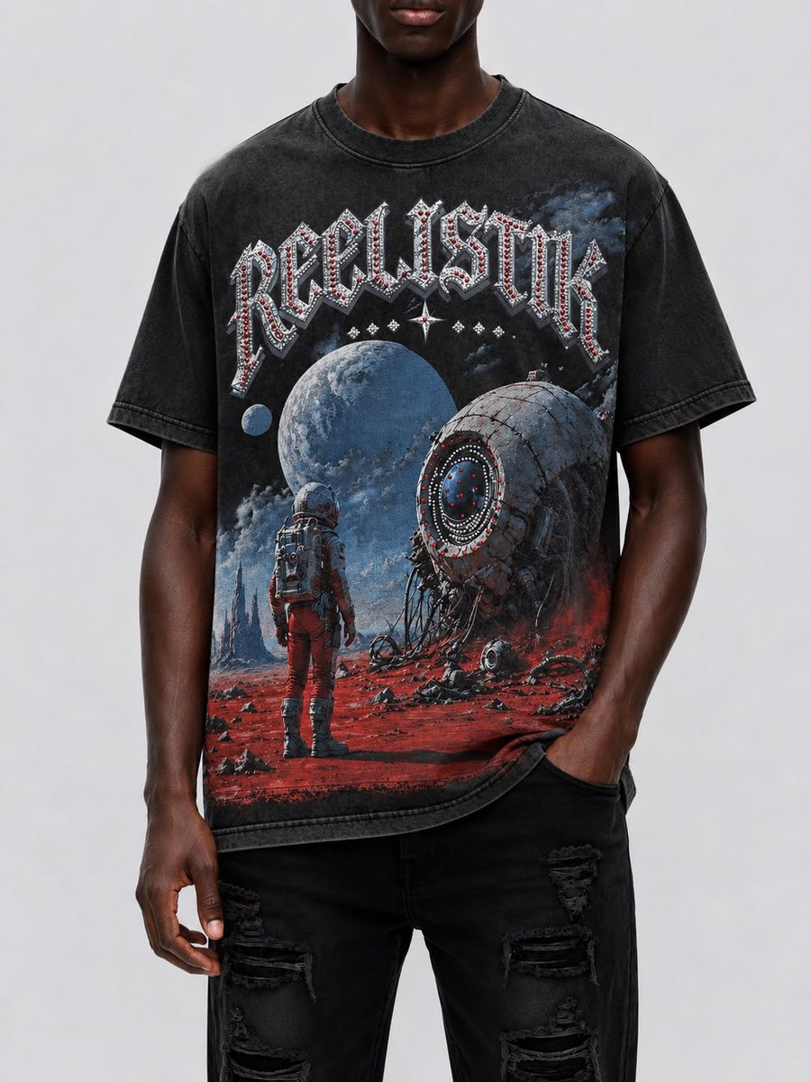 REELISTIK UNKNOWN DIAMONDS HEAVY WEIGHT TEE