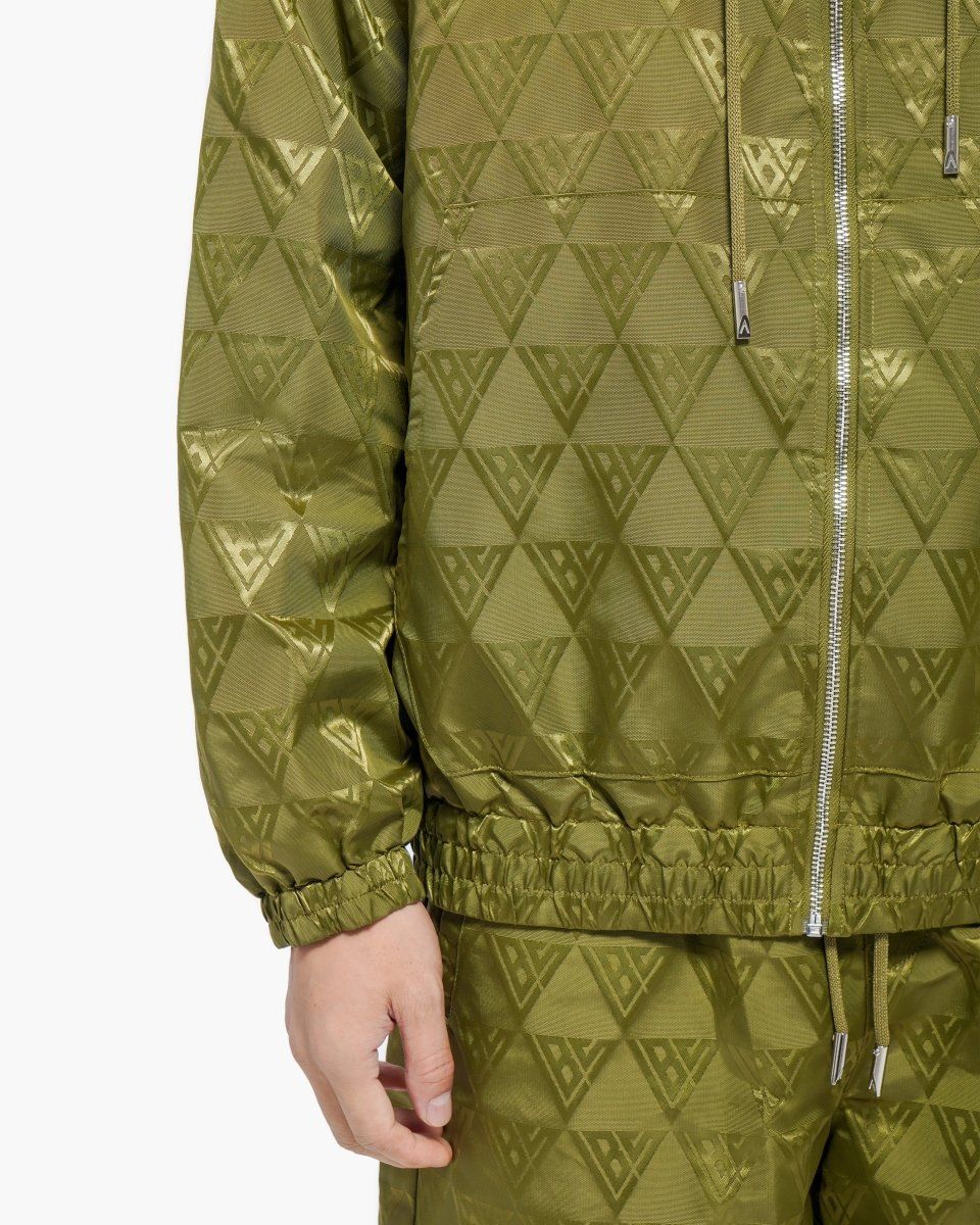 Valabasas Monogram 2.0 Olive Windbreaker Jacket-thumbmail-2