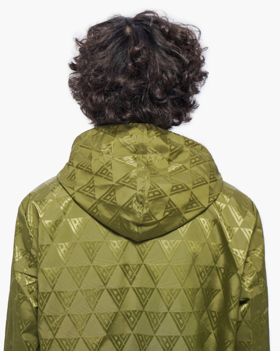 Valabasas Monogram 2.0 Olive Windbreaker Jacket-thumbmail-8