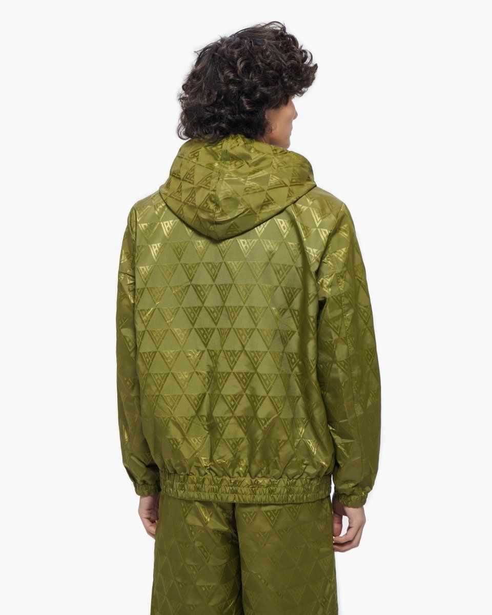Valabasas Monogram 2.0 Olive Windbreaker Jacket-thumbmail-5