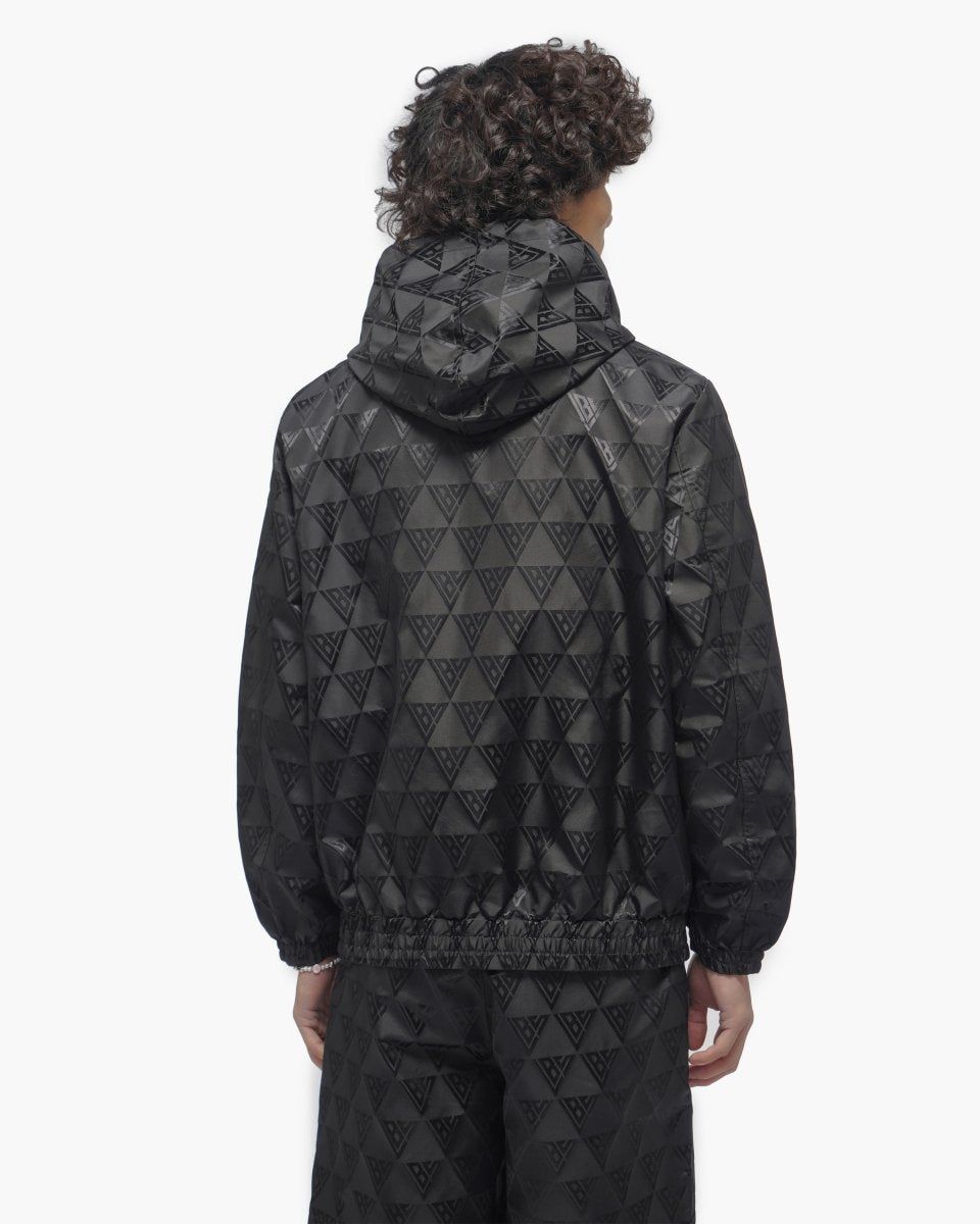 Valabasas Monogram 2.0 Black Windbreaker Jacket-thumbmail-6