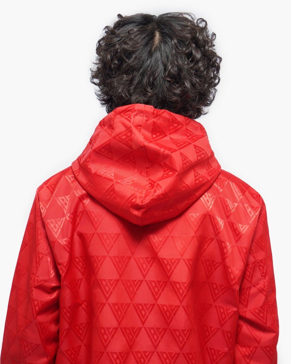 Valabasas Monogram 2.0 Red Windbreaker Jacket-thumbmail-5