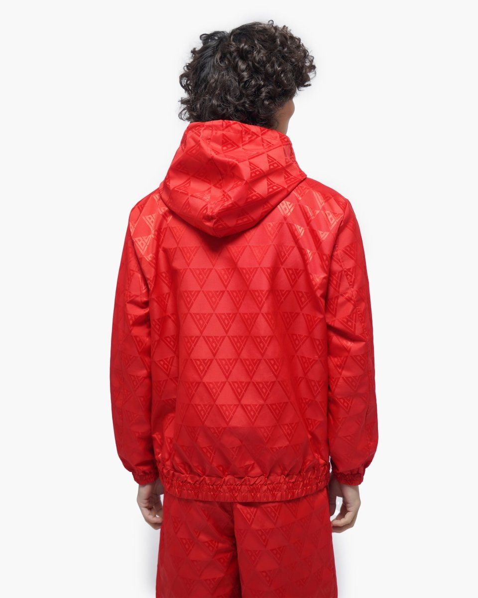 Valabasas Monogram 2.0 Red Windbreaker Jacket-thumbmail-6
