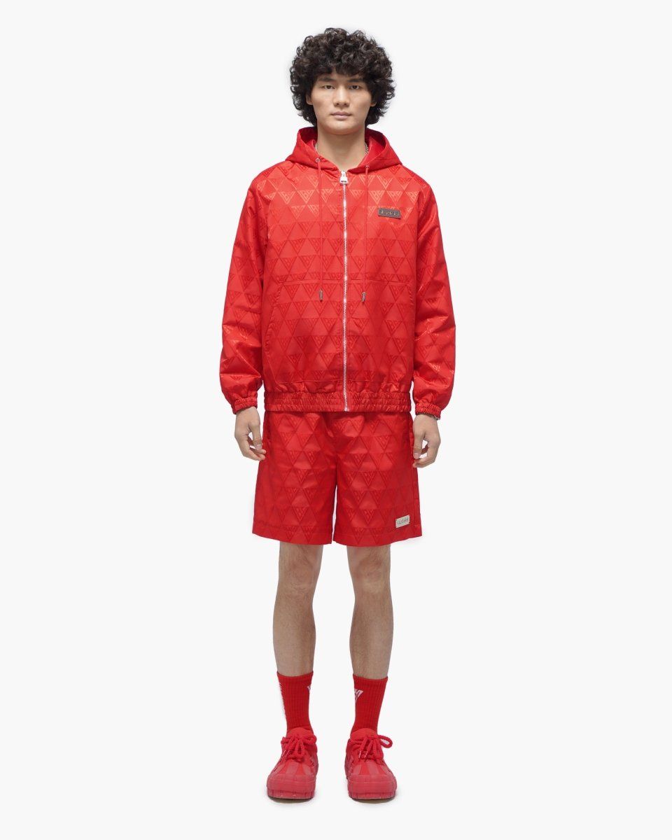 Valabasas Monogram 2.0 Red Windbreaker Jacket-thumbmail-9