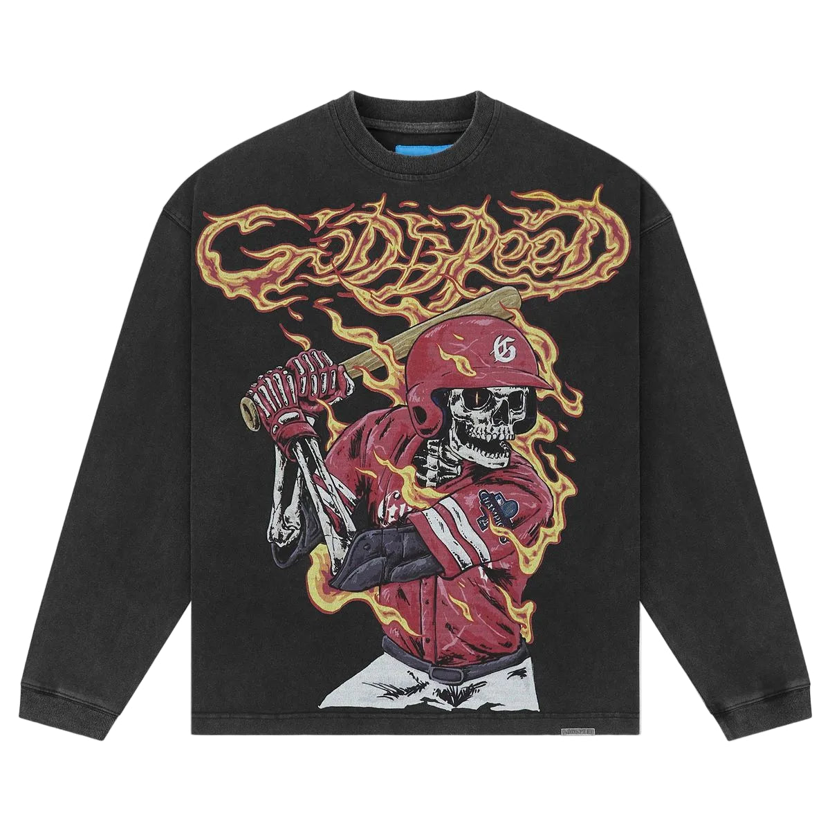 Slugger LS T-shirt NG (Black Wash)-thumbmail-1