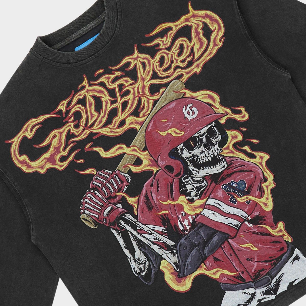 Slugger LS T-shirt NG (Black Wash)-thumbmail-3